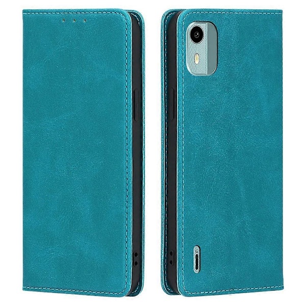 til Nokia C12 4G/C12 Pro/C12 Plus Magnetisk Lukning Stand Telefon Cover PU Læder Wallet Shell-Perfet Style C