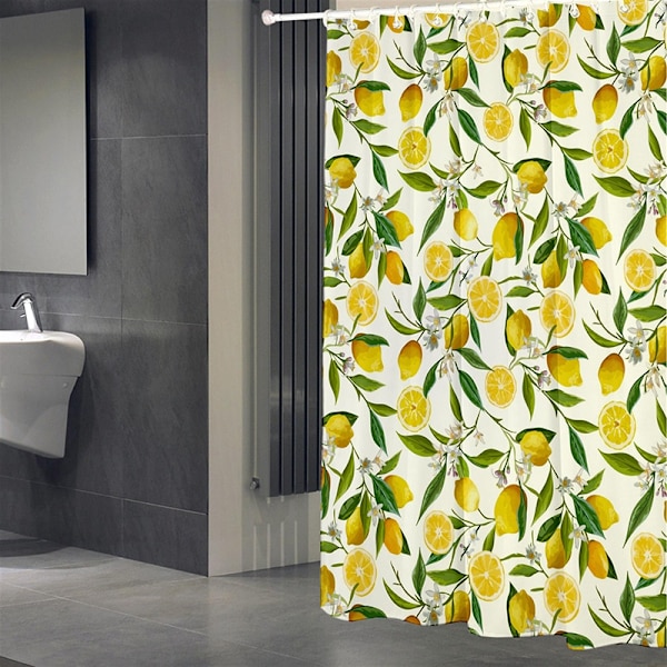 180 * 120 (citron) duschdraperi Vattentät form Resi-Perfet