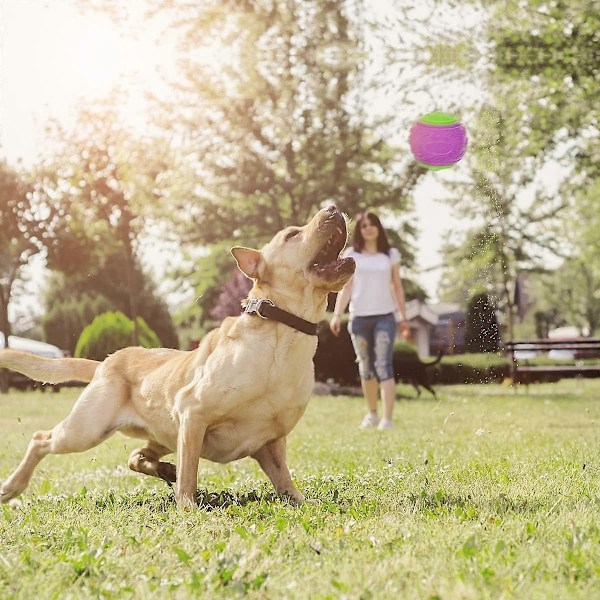 3 stycken Kvittrande Hundbollar, Scooby-Doo Hundboll Leksak Tandvård Valp Interaktiv Tugga Hållbar Leksak - Perfekt