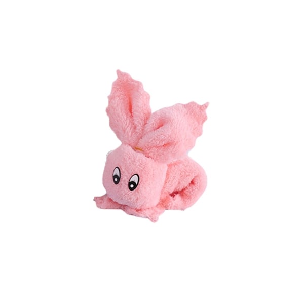 e Bunny Shape Towel Nenäliina Holiday Celebration Gift Pehmo - Perfet Pink Without-bag