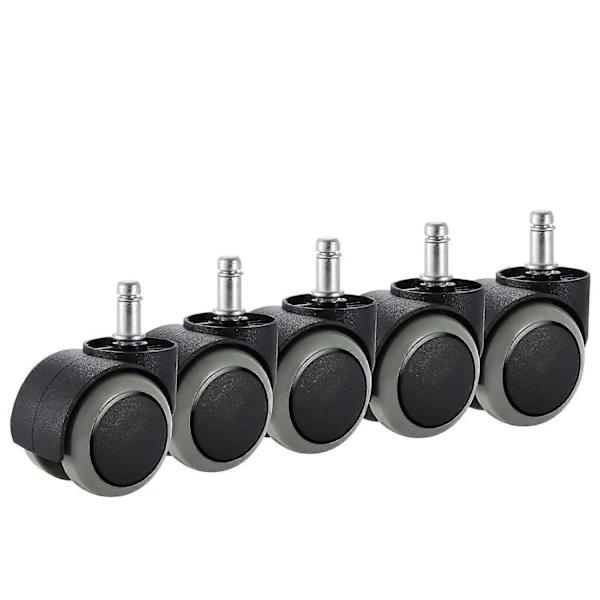 Kontorstol Hjul, 5-pak, Passer til IKEA Stol (10mm x 22mm) Kraftig - Perfekt