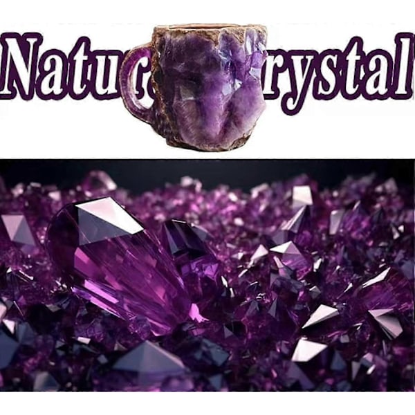 Mineralkrystal Kaffeekrus, Flerfarvet Mineralkrystal Kaffeekrus - Perfekt blue