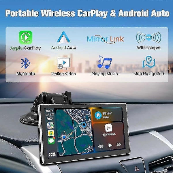 GPS-navigeringssystem för bil med kartor över 47 länder, pekskärm, 8 GB minne, 5 tum - Perfekt