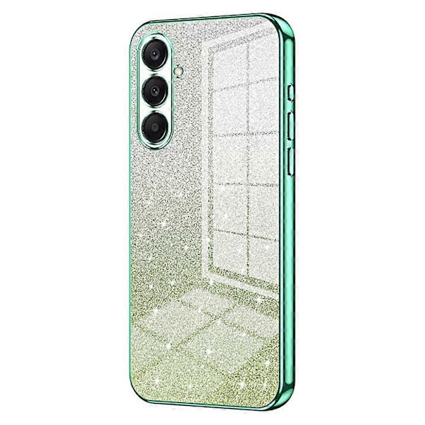 Kompatibel med Samsung Galaxy A26 5G Skal Elektropläterad Gradient Glitter TPU Telefonfodral - Perfet Green