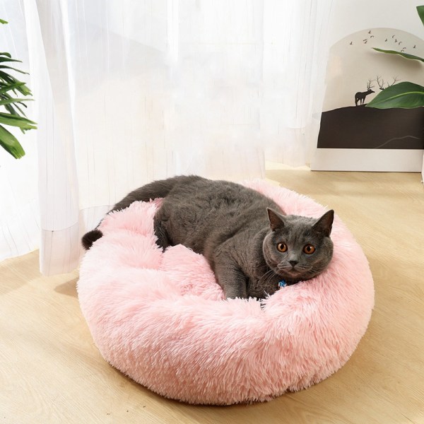 Pyöreä muhkea lemmikkipesä - Perfet Skin Pink Outer diameter 100cm