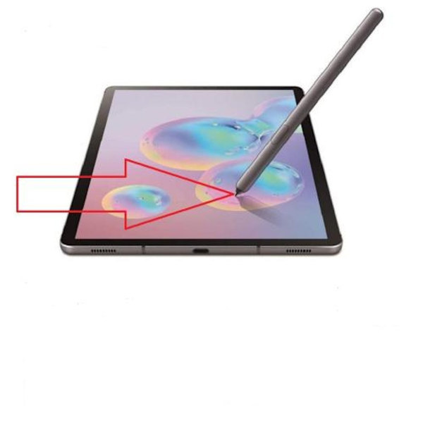 5 stk Touch Stylus-spidser udskiftning med fjernelsespincet Carbon Fiber S Pen Tips til Tab S6/S6 Lite-telefoner til Note10/20 til - Perfet white