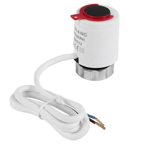 230V Normalt Lukket NC M30x1.5mm Elektrisk Termisk Aktuator til Gulvvarme TRV Termostatisk Radiatorventil - Perfekt