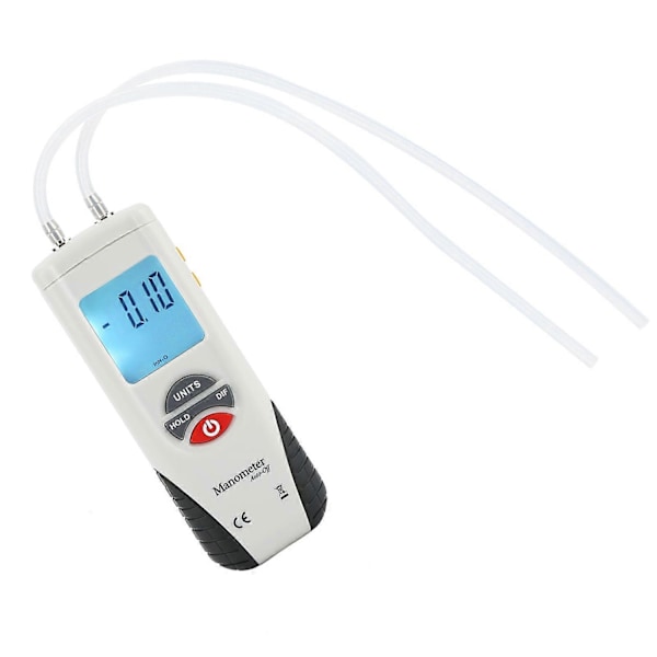 HT?1890 Handhållen Digital Manometer Differentialtrycksmätare Lufttrycksmätare 11 Valbara Enheter-Perfekt