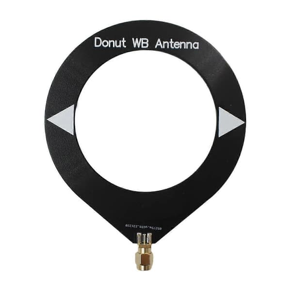 Donut Bredbåndsantenne Mini Loop Antenne 10kHz-180MHz Kortbølgeantenne med Lav Impedans Konverter-Perfet