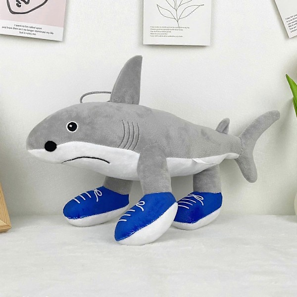 Tralalero Tralala Haj Leksak Plysch Tun Tung Tung Sahur Leksak Docka Brainrot Djur-Perfet Shark 1pcs