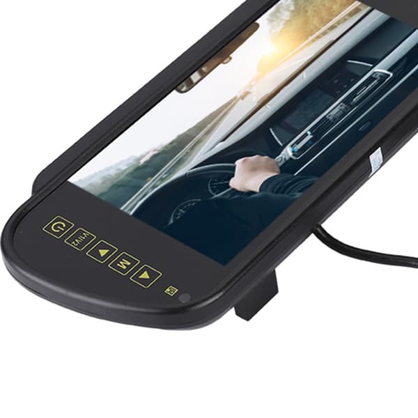Backspegelmonitor 7 tums LCD-skärm Backkameramonitor för backkamera - Perfekt
