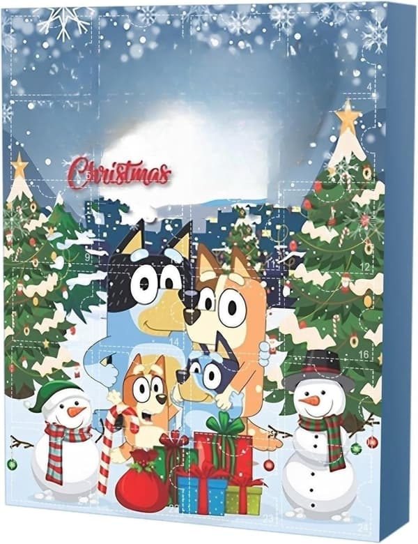 1 stk. (Bluey) Julekalender Diverse stiler 24 dager med jul