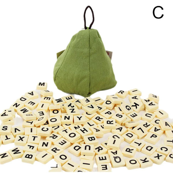 Ordspil Puslespil Børnefestlegetøj Brevtaske - Perfet pear 104 Letter onesize