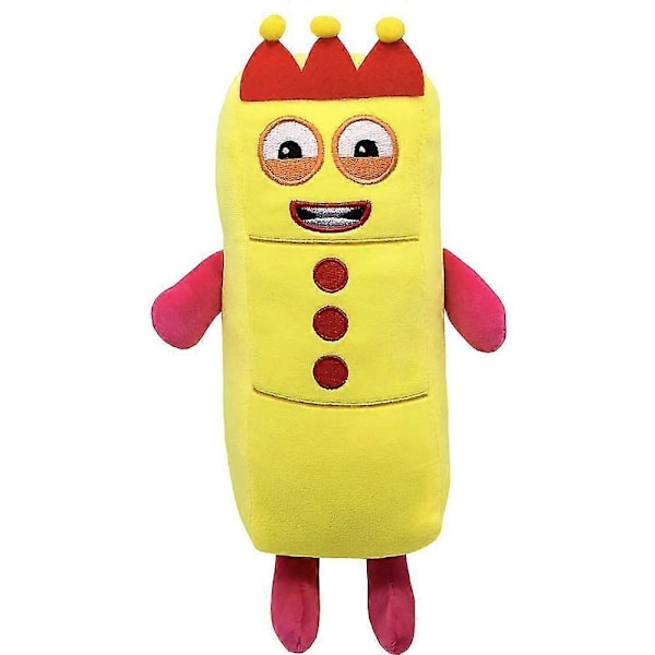 Numberblocks Tecknade Mjuka Plyschdocka Kudde Tidig Pedagogisk Gosedjur för Baby-Perfekt 3
