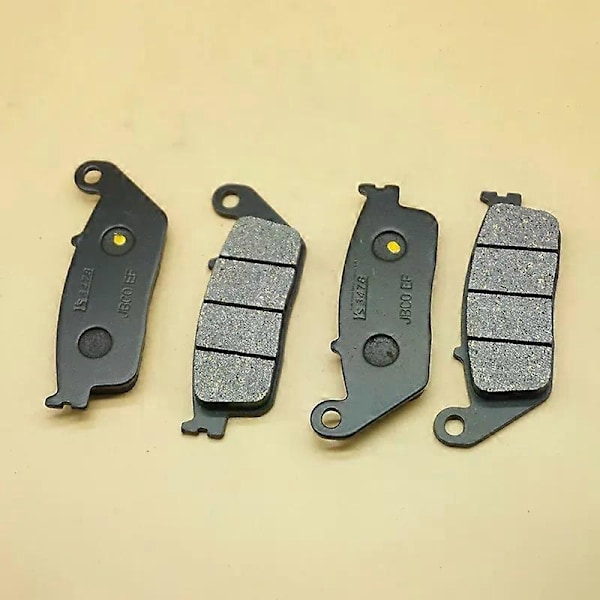 Kompatibel med HONDA CB 600 F2Y/F21/F22 Hornet S (17 tommer hjul) 2000-2004 Motorcykel Forreste Bageste Bremseklodser Sæt - Perfekt Front and Rear