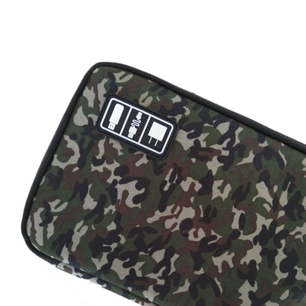 Bærbar telefonlader Elektronikktilbehør Organizer - Perfet Camouflage dark green