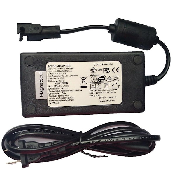 29V 2A AC DC 2-PIN Elektrisk Recliner Adapter Transformator, Adapter med AC-kabel (ROG)-Perfet