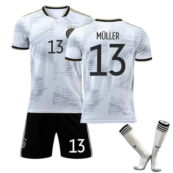 fotbolls-VM 2022 i Tyskland Fotbollströja - Perfet MULLER 13 Kids 22(120-130)