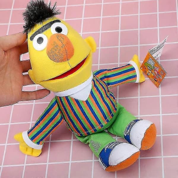 Sesamgade Elmo Cookie Monster Blød Plys Legetøjsdukker 30-33 Cm - Perfekt BERT