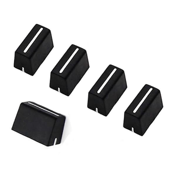 5 stk. Universal Fader Knapper Fader Hætte Lige Skyde Potentiometer Hætte Kompatibel med DJ Controller Mixere Conso-Perfet