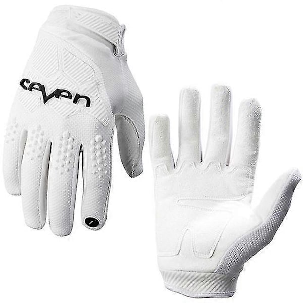 Tib Mx Motocross Handsker Tops Motocross Handsker Åndbare Cykel Cykling Mountainbike Handsker Motorcykel Handsker - Perfekt white M