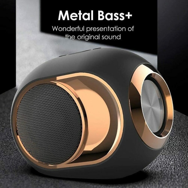 Perfekt Bluetooth högtalare, trådlös subwoofer i Golden Egg-serien - Perfet blue