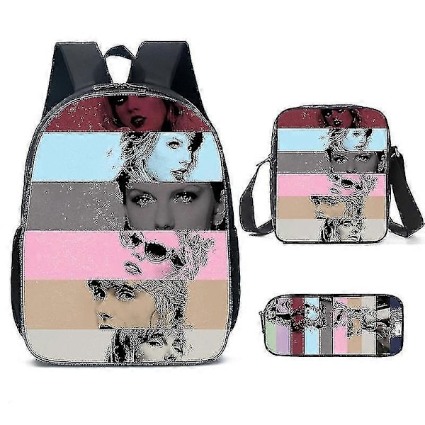 Taylor Swift Skolesett med tre deler for studenter (ryggsekk + matpose + pennal) - Perfekt Product 9