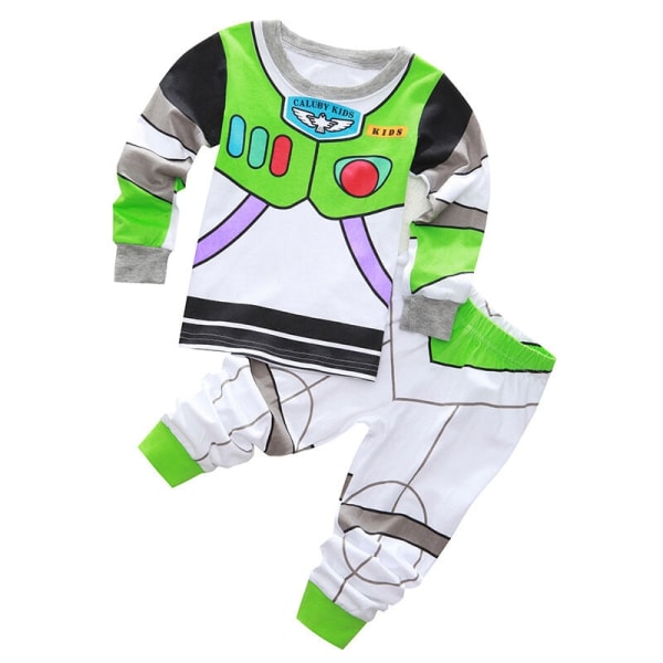 Børn Drenge Piger Toy Story Sweatshirt Toppe Bukser Træningssæt - Perfet Buzz Lightyear 95