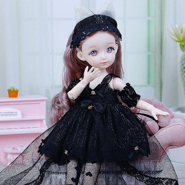 30 cm docka 1/6 Bjd docka eller kläder tillbehör prinsessa docka barn flickor födelsedagspresent leksaker - Perfekt 1 Clothes (a)