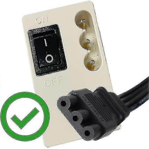 Pedal til Alfa, Elna, Babylock, Janome, Pfaff symaskine - Perfekt
