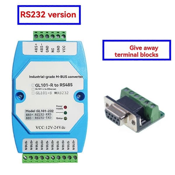 MBus til RS485 Ethernet Converter Modbus-TCP/MODBUS-RTU 500m Rækkevidde-Perfekt
