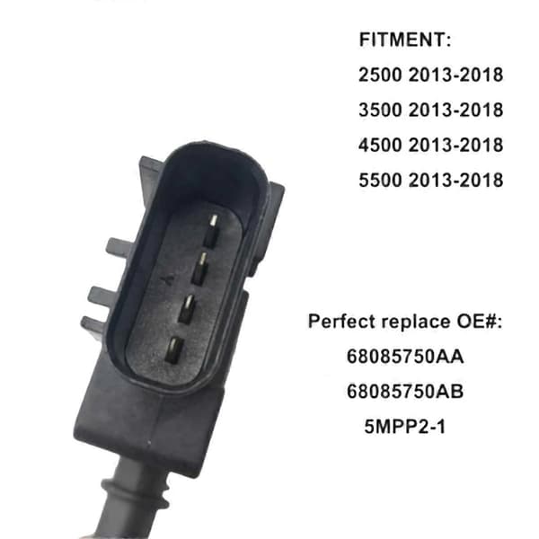 68085750AB Differensialtrykksensor for eksos kompatibel med Ram 2013-2017 2500 3500 4500 5500 6.7L-Perfet