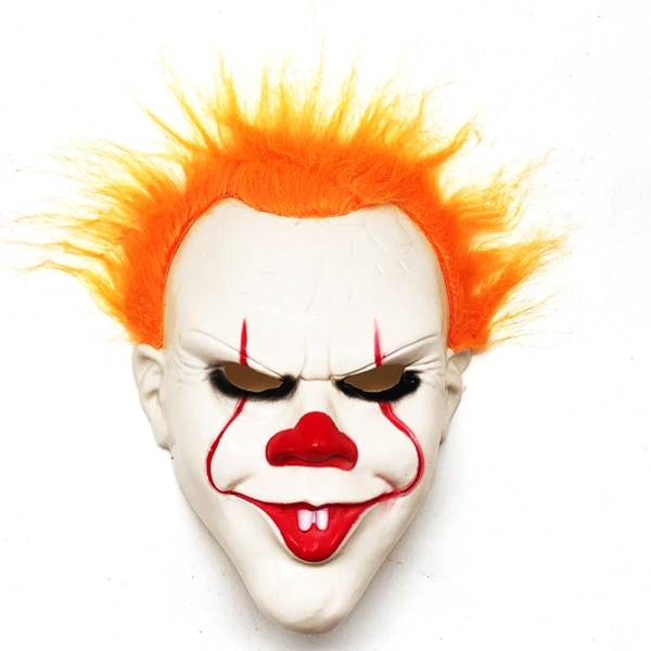 Halloween skremmende klovnemaske Pennywise skrekkklovnemaske - Perfet C