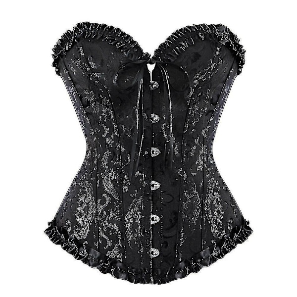 Seksikäs Korsettimekko Naisille Pluskokoinen Kostyymi Yläosa Burleske Korsetti ja Minimekkosetti Tutu Corselet-Perfet black L