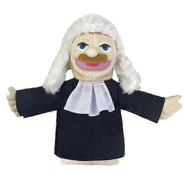 Blødt Plyslegetøj Hånddukke Sjove Dukker Legetøj Professionel Karakter Hånddukke - Perfekt judge