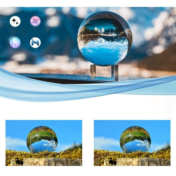 Glass ball fotografering, K9 glass linse ball foto glass ball - Perfet