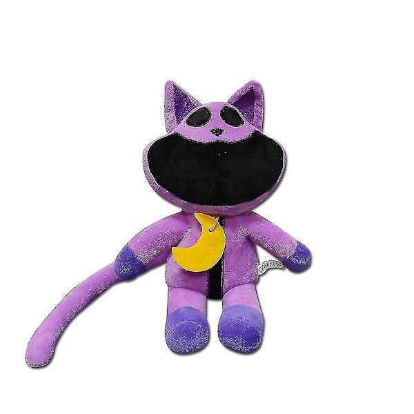 Poppy Playtime Huggy Wuggy Catnap Plysch Leende Critters Leksaker Dockor Barnpresenter-Perfekt Cat Nap 25cm