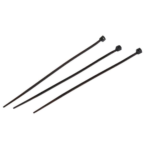 1000 stk. Sorte nylon kabelbånd festebånd 95 mm x 2 mm - Perfekt