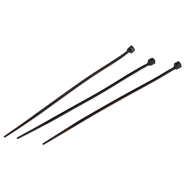 1000 stk. sorte nylon kabelbindere Fastgørelseswrap 95 mm x 2 mm - Perfekt
