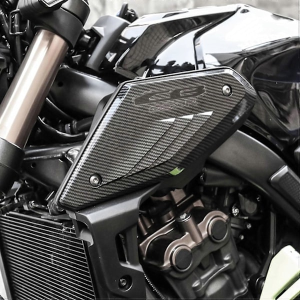 Motorsykkel Ramme Sidepanel Deksel Beskyttende Inntaksrørbeskytter Skall Kompatibel med Cb650r 650r 2019 2020-Perfekt