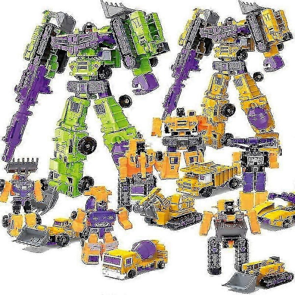 Transformers Constructicon Devastator Set 6 i 1 Byggleksaker för Barn Actionfigur Samlare Presentidé-Perfekt