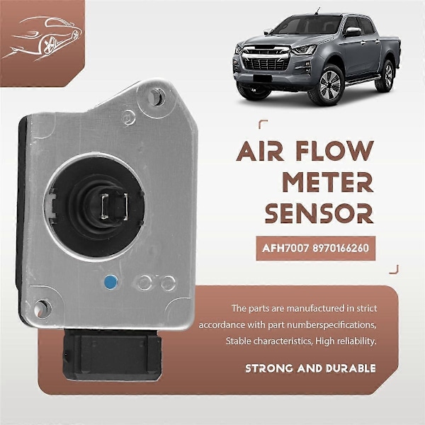 Luftmassemåler Sensor AFH7007 AFH70-07 8-97016-6260 8970166260 Kompatibel med AMIGO 2.6L L4 RODEO 3.1L V6-Perfekt