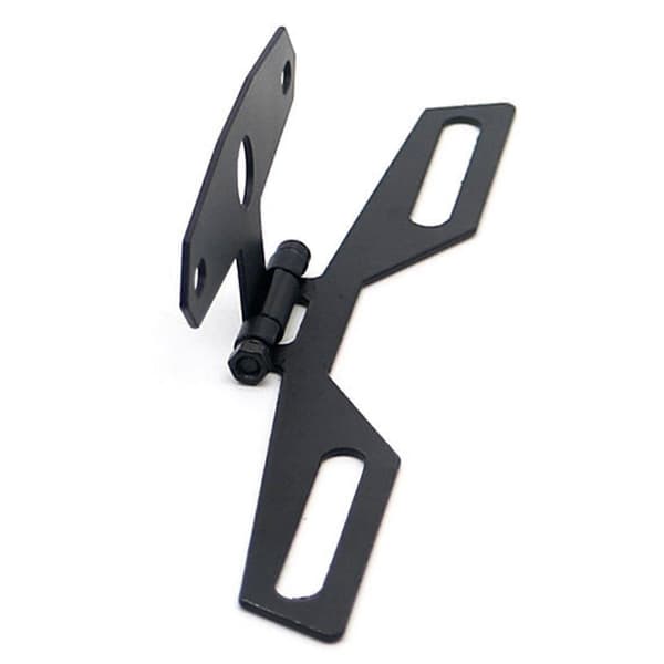 Motorcykel Foldbar Nummerpladeholder Justerbar Baglygtebeslag Rack-Perfet