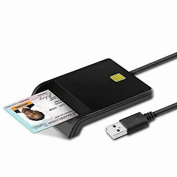 USB 2.0 chipkortlæser ID SIM-kortlæser ID-kortlæser bærbar - Perfet