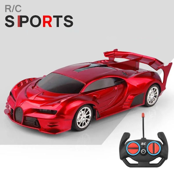Radiofjärrkontroll 1:18 RC Sportbilar Racing High Speed ​​​​Vehicle Drift Leksaker - Perfet Clear