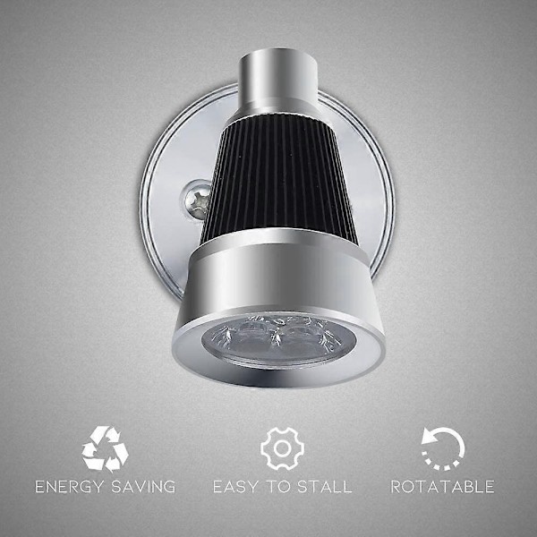 12V LED RV Læselampe, 3W RV Læselampe RV Spotlight Væglampe til RV Interiør - Perfekt
