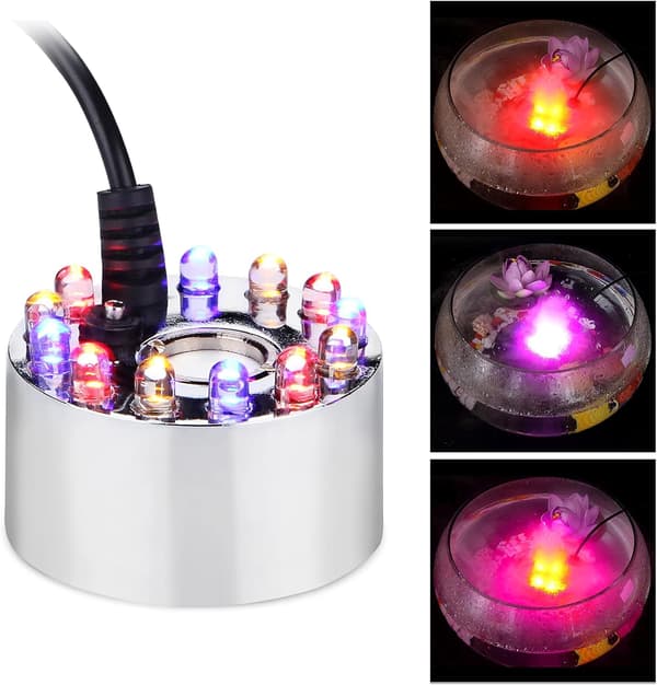 Mini-sumusumutin 12 LED-valolla - Water-XIN