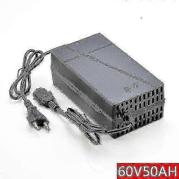 48v 60v 72v 96v 50ah 60ah Intelligent oplader til blybatteri Kompatibel med elektriske trehjulede køretøjer, cykler, scootere, ATV Go Kart-Perfet Standard 60V50AH
