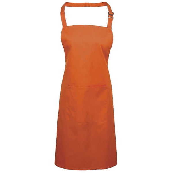 Premier Kvinners Fargerik Bib Forkle med Lommer/Overalls - Perfekt Orange