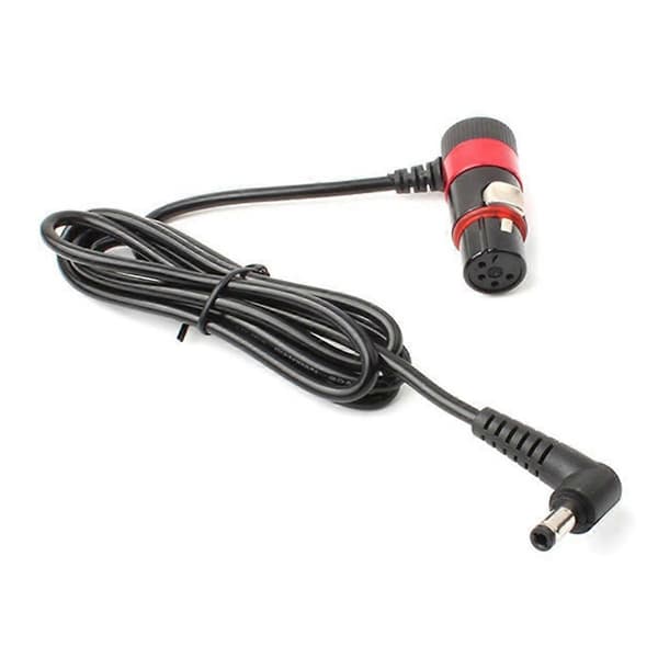 för DC5525 till XLR 4-Pin Strömkabel Lämplig Kamera Belysning-Perfet